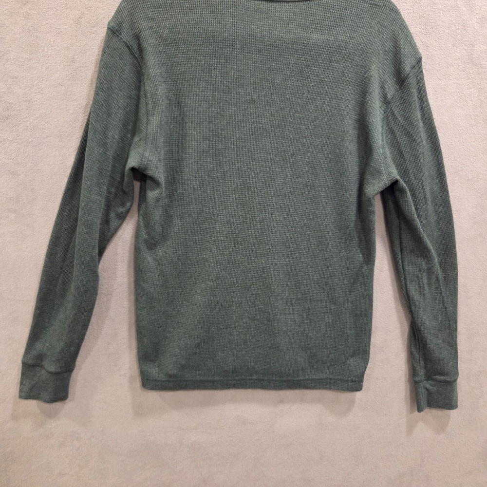 Old Navy Long Sleeve Waffle Knit Thermal T Shirt Mens Size M Gray Baselayer Y2K‎ - Picture 6 of 10